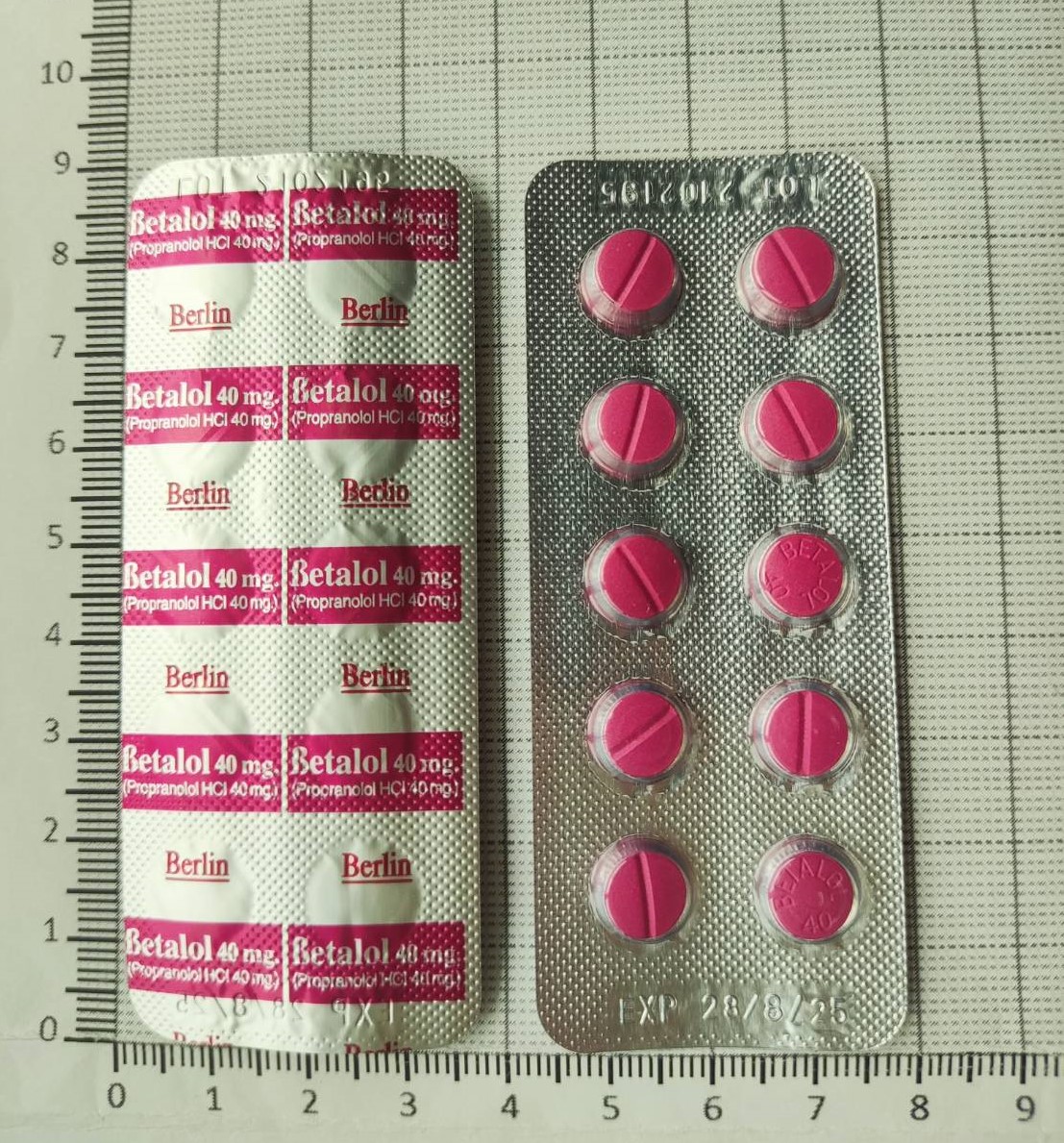 Propranolol 40 mg preis