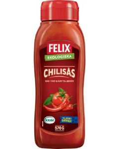 Felix ekologisk Chilisås 570g