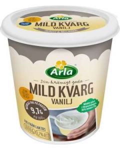 Mild Kvarg Vanilj Laktosfri YALLA, 1000g