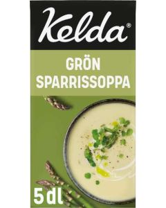 Grön Sparrissoppa 4% KELDA, 5dl