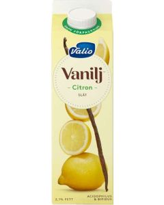 Vaniljyoghurt Original Citron 2,1% VALIO, 1l