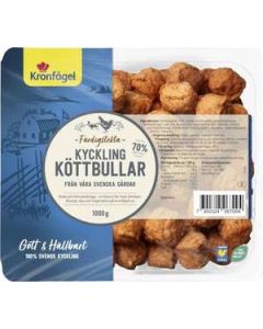 Köttbullar Kyckling KRONFÅGEL, 1000g