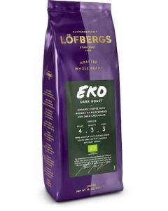 Mörkrost  EKO Löfbergs 400g, ganze Bohne