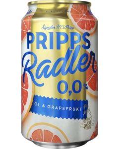 Pripps Öl Grapefrukt Radler Alkoholfri, 33cl