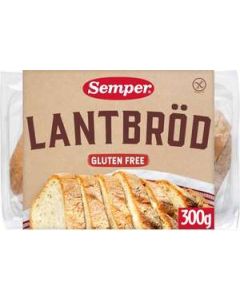 Lantbröd Glutenfri SEMPER, 300g