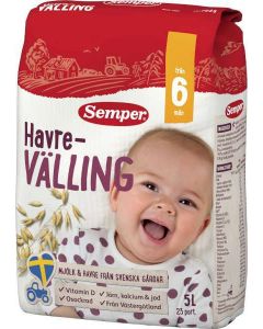 Semper Havrevälling Mild 6 Mån 5l 600g