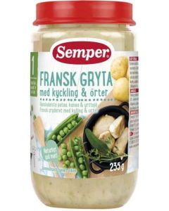 Fransk Gryta Med Kyckling 1 År SEMPER, 235g