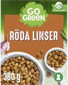 Röda Linser GOGREEN, 380g