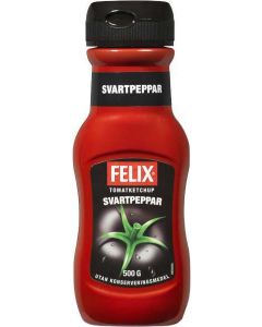 Felix Ketchup Svartpeppar 500g