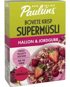 Müsli Hallon/Jordgubb PAULÚNS, 400g