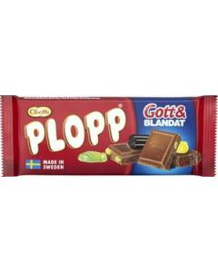 Plopp Gott&Blandat Mjölkchokladkaka CLOETTA, 75g