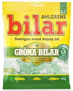 Ahlgrens Gröna Bilar 130g