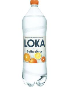 Solig Citrus Kolsyrat Vatten LOKA, 1,5l