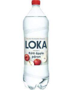 Kolsyrat Vatten Rött Äpple/Päron LOKA, 1,5l