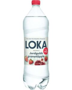 Kolsyrat Vatten Jordgubb/Granatäpple LOKA, 1,5l