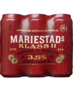 Mariestads Bier 6x 0,5l 3,5% vol.