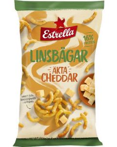 Estrella Linsbågar Äkta Cheddar 125g