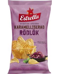 Chips Karamelliserad Rödlök ESTRELLA, 275g