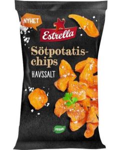 Sötpotatischips Havssalt ESTRELLA, 90g