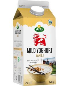 Mild Yoghurt Vaniljsmak 2% ARLA, 1,5kg