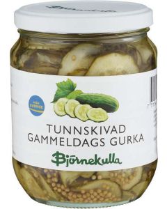 Björnekulla Tunnskivad Gammaldags Gurka 580g