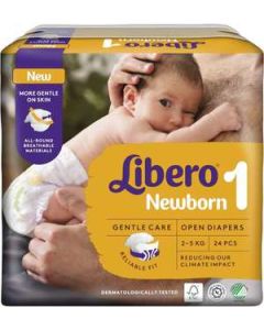 Blöjor S1 2-5kg LIBERO, 24p