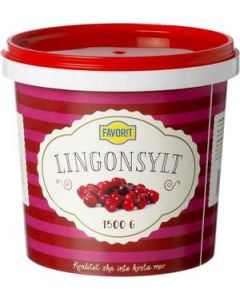 Favorit Lingonsylt 1,5kg