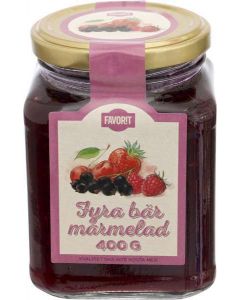 Favorit Fyra Bärs Marmelad 400g