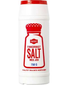 Favorit Salt med Jod 750g