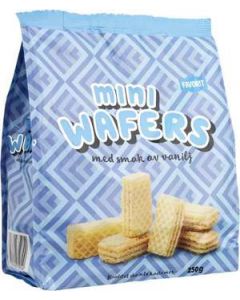 Mini Wafers Vanilj Favorit, 250g