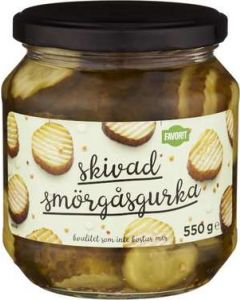 Smörgåsgurka FAVORIT, 550g