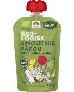 Smoothie Äpple/Päron/Banan EKO FAVORIT, 100g