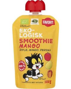 Smoothie Äpple/Persika/Mango EKO FAVORIT, 100g