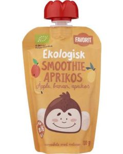 Smoothie Aprikos 6 Mån EKO FAVORIT, 100g