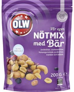 OLW Nötmix med bär 200g