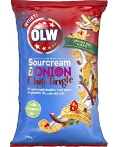 Chips Sourcream Onion & Chili OLW, 275g