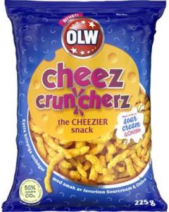 Ostbågar Cheez Cruncherz OLW, 225g