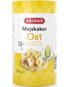 Friggs Majskakor Ost 125g