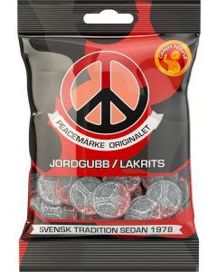 Peacemärke Jordgubb/Lakrits 80g