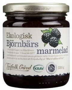 Björnbärsmarmelad KRAV TORFOLK GÅRD, 330g