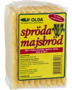 Spröda Majsbröd 70g