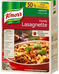 Family Lasagnette KNORR, 6p