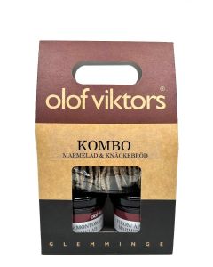 Olof Viktors Miniknäckbrot 85g & 2 kleine Marmeladen 290g Präsentbox