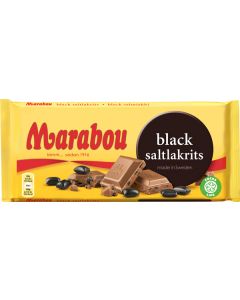 Marabou Black Saltlakrits 100g