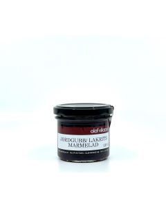 Olof Viktors Erdbeeren-Lakritz-Marmelade, 135g