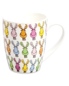 Bunte Elche-Tasse