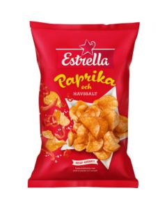Estrella Chips Paprika & Havssalt 275g