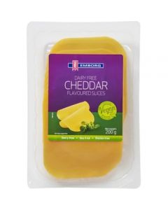 Cheddarost Mjölkfri Glutenfri Sojafri 200g Emborg