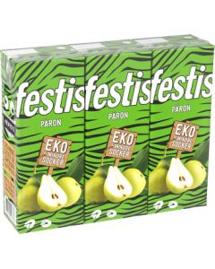 Festis Fruktdryck Päron Ekologisk 20cl 3-p 