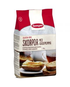 Skorpor med Kardemumma Glutenfri 150g Semper